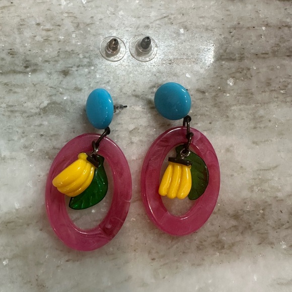 Vintage Banana earrings. - Picture 9 of 10